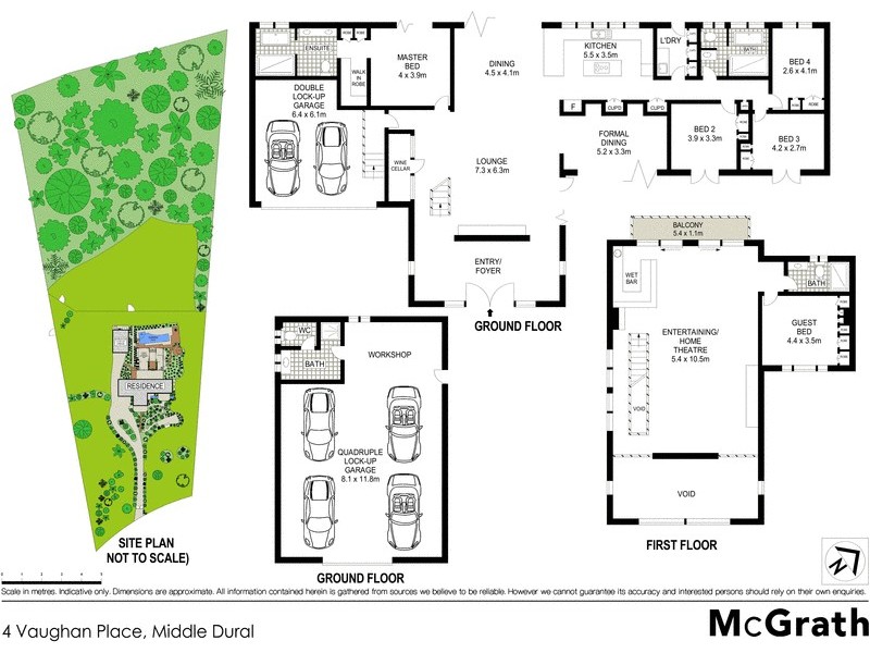 4 Vaughan Place, Middle Dural NSW 2158 Floorplan