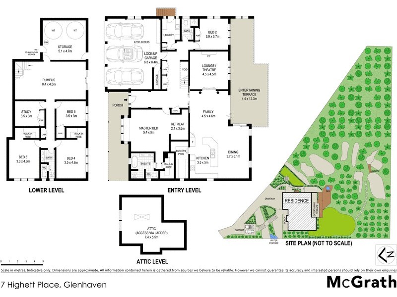 7 Highett Place, Glenhaven NSW 2156 Floorplan