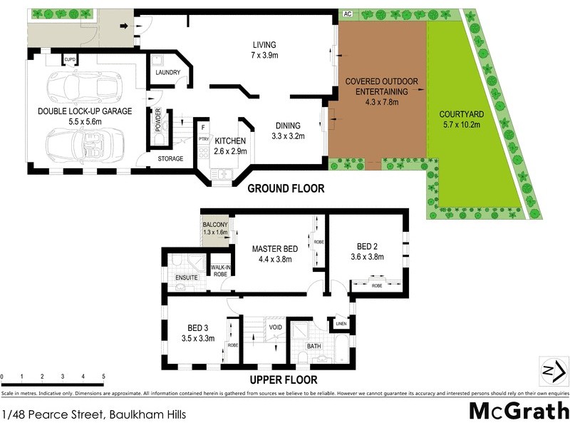 1/48 Pearce Street, Baulkham Hills NSW 2153 Floorplan