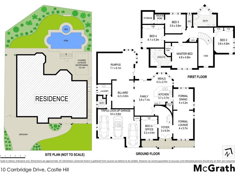 10 Carrbridge Drive, Castle Hill NSW 2154 Floorplan