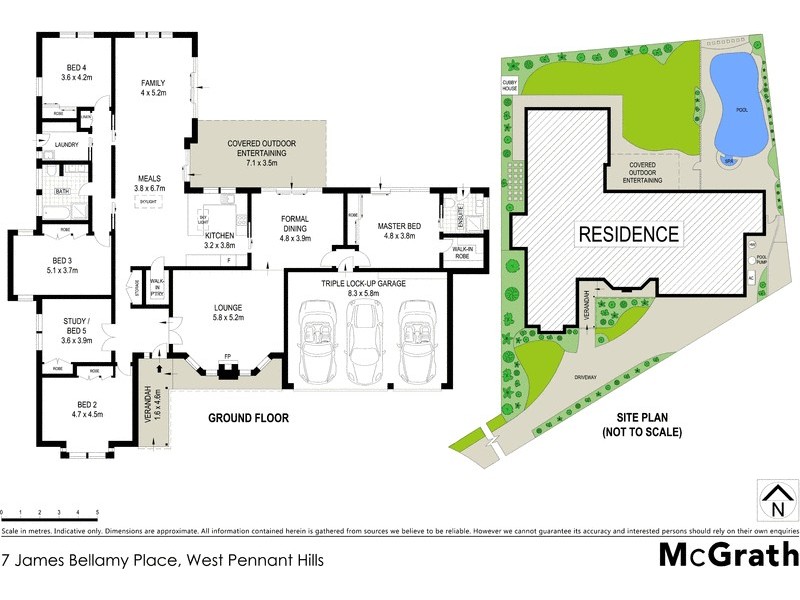 7 James Bellamy Place, West Pennant Hills NSW 2125 Floorplan