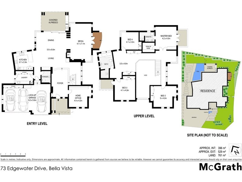 73 Edgewater Drive, Bella Vista NSW 2153 Floorplan