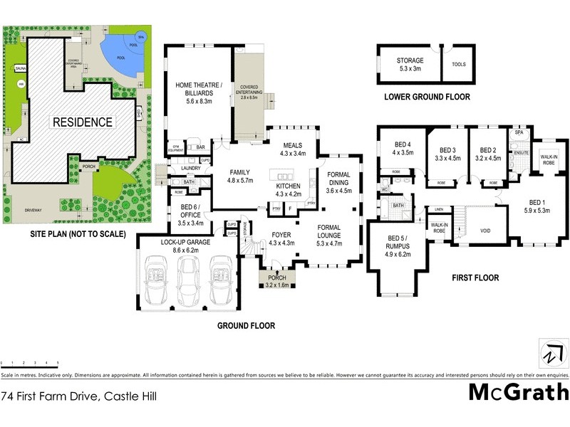 74 First Farm Drive, Castle Hill NSW 2154 Floorplan