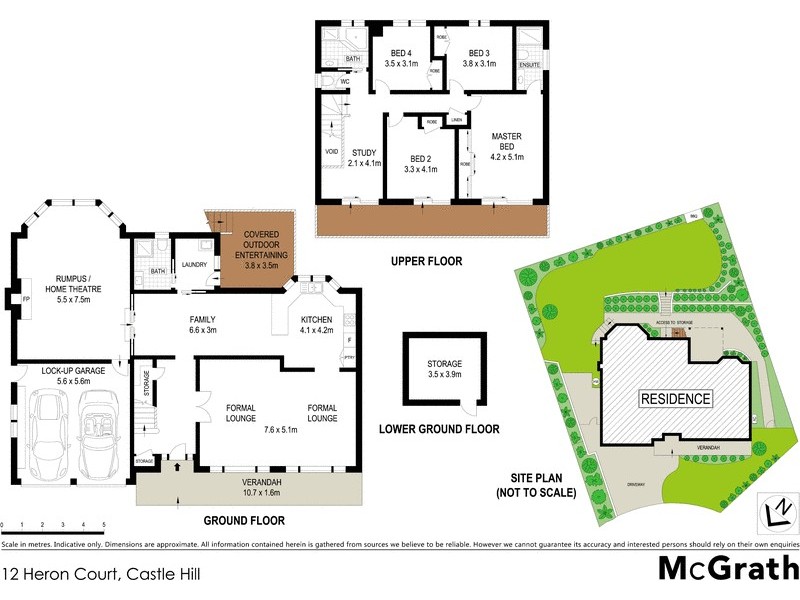 12 Heron Court, Castle Hill NSW 2154 Floorplan