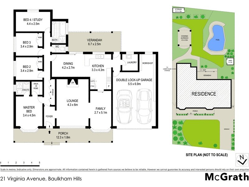 21 Virginia Avenue, Baulkham Hills NSW 2153 Floorplan