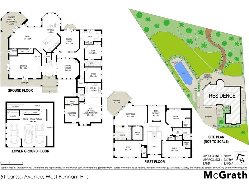 51 Larissa Avenue, West Pennant Hills NSW 2125 Floorplan