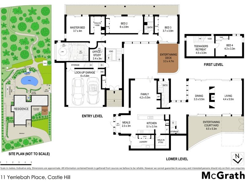 11 Yerriebah Place, Castle Hill NSW 2154 Floorplan