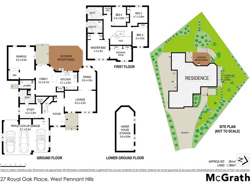 27 Royal Oak Place, West Pennant Hills NSW 2125 Floorplan