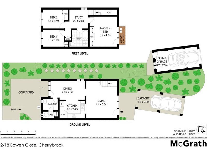 2/18 Bowen Close, Cherrybrook NSW 2126 Floorplan