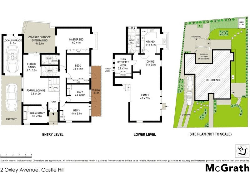 2 Oxley Avenue, Castle Hill NSW 2154 Floorplan