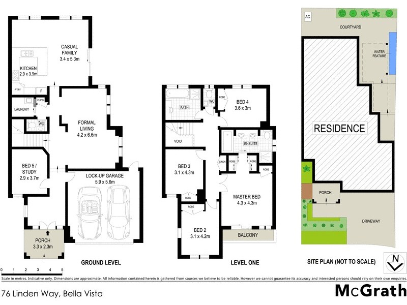 76 Linden Way, Bella Vista NSW 2153 Floorplan