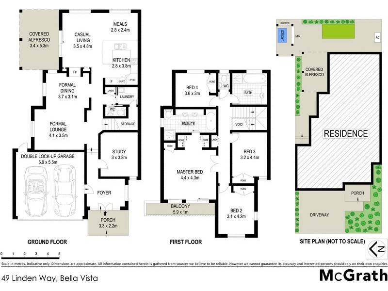 49 Linden Way, Bella Vista NSW 2153 Floorplan