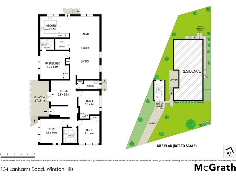 134 Lanhams Road, Winston Hills NSW 2153 Floorplan