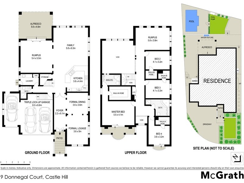 9 Donnegal Court, Castle Hill NSW 2154 Floorplan