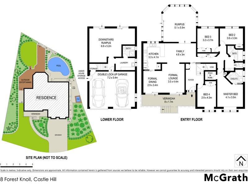 8 Forest Knoll, Castle Hill NSW 2154 Floorplan