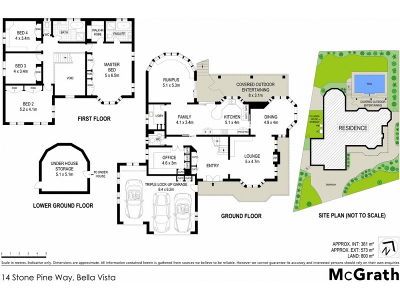 14 Stone Pine Way, Bella Vista NSW 2153 Floorplan