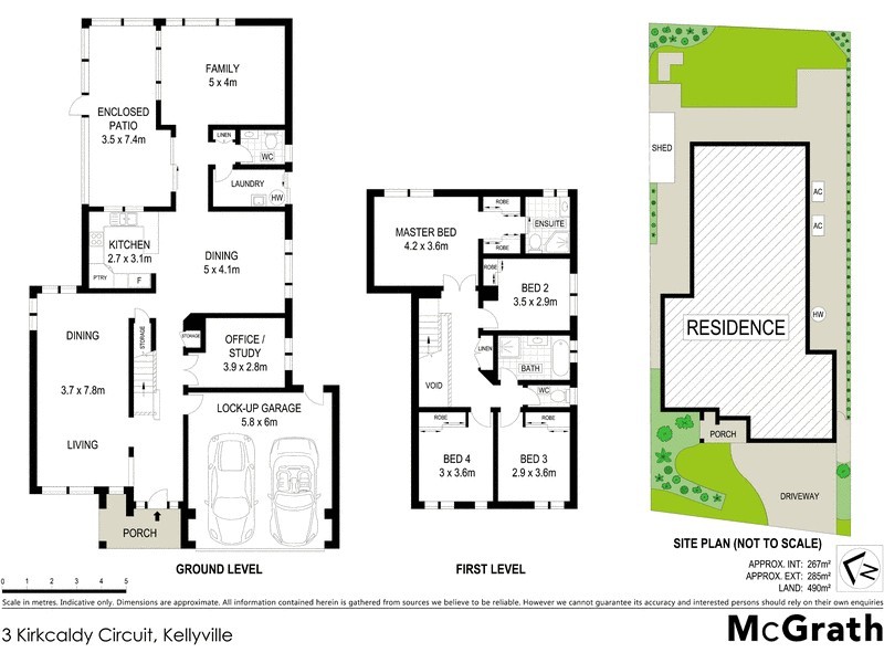 3 Kirkcaldy Circuit, Kellyville NSW 2155 Floorplan