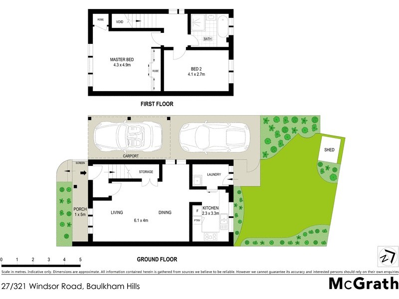 27/321 Windsor Road, Baulkham Hills NSW 2153 Floorplan