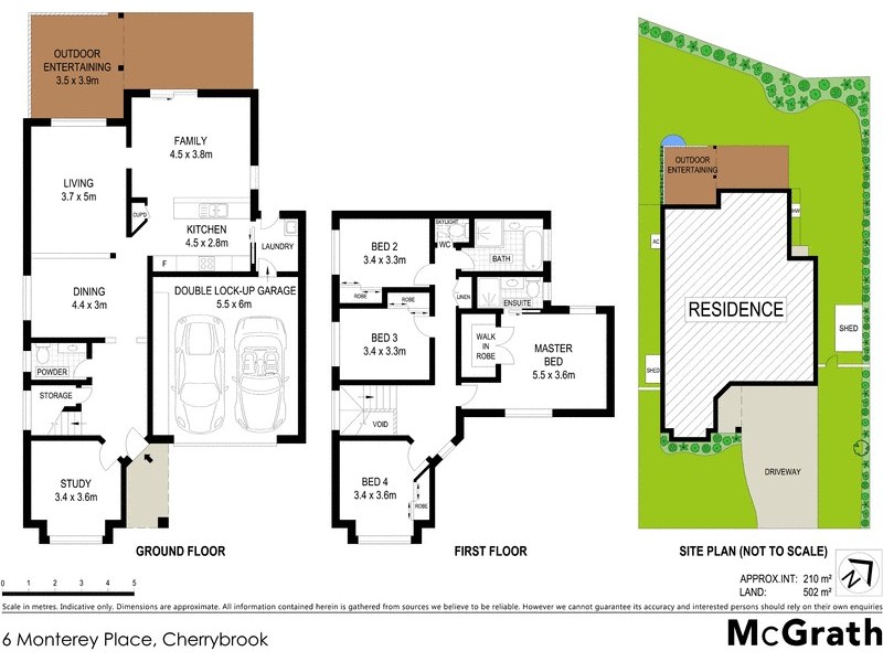 6 Monterey Place, Cherrybrook NSW 2126 Floorplan