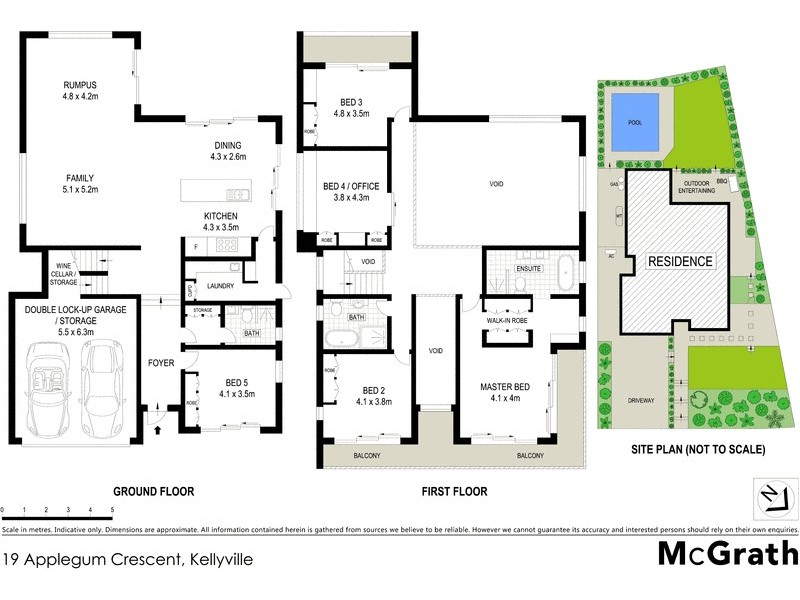 19 Applegum Crescent, Kellyville NSW 2155 Floorplan