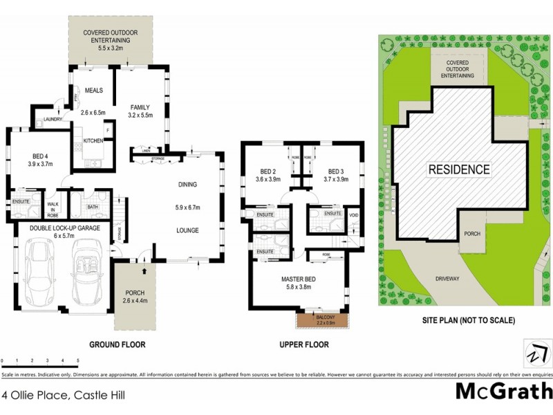 4 Ollie Place, Castle Hill NSW 2154 Floorplan