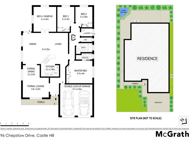 96 Chepstow Drive, Castle Hill NSW 2154 Floorplan