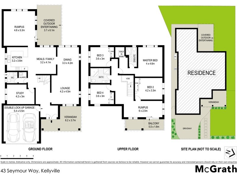 43 Seymour Way, Kellyville NSW 2155 Floorplan