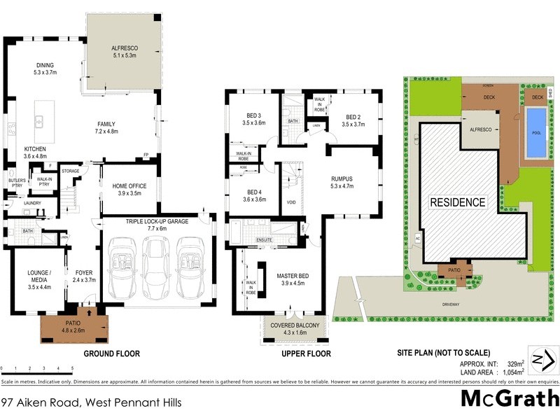 97 Aiken Road, West Pennant Hills NSW 2125 Floorplan