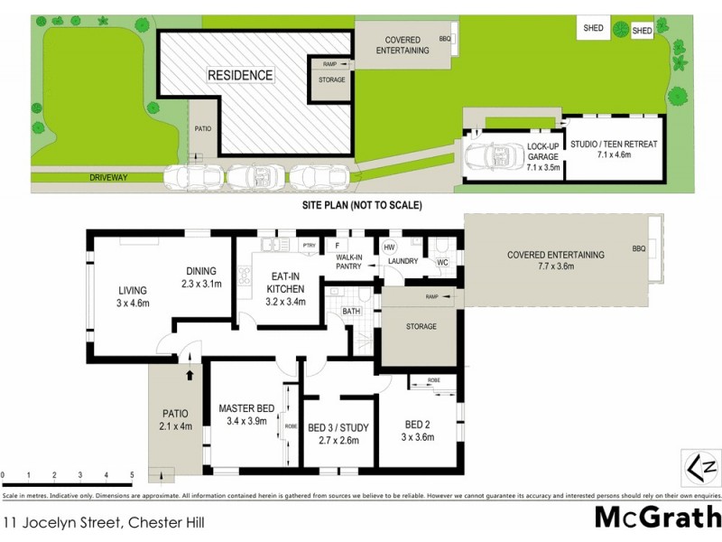 11 Jocelyn Street, Chester Hill NSW 2162 Floorplan