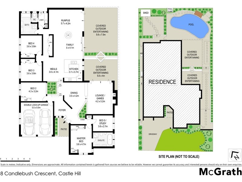 8 Candlebush Crescent, Castle Hill NSW 2154 Floorplan