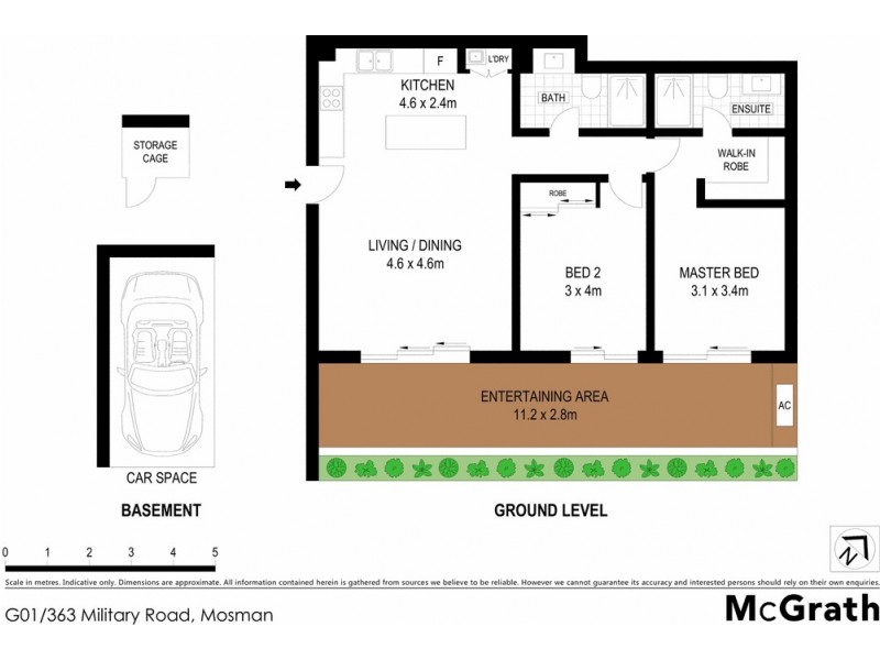 G01 363 Military Road, Mosman NSW 2088 Floorplan