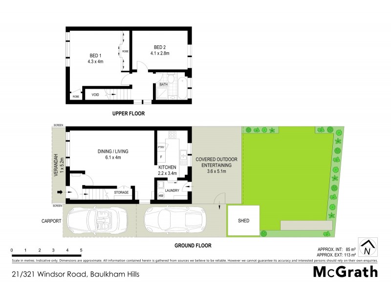 21/321 Windsor Road, Baulkham Hills NSW 2153 Floorplan