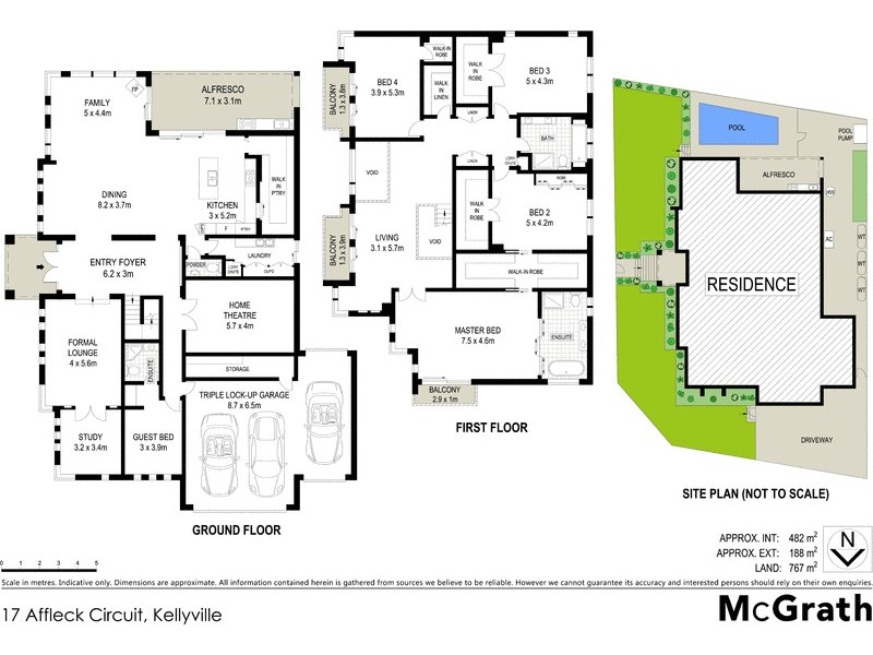 17 Affleck Circuit, Kellyville NSW 2155 Floorplan