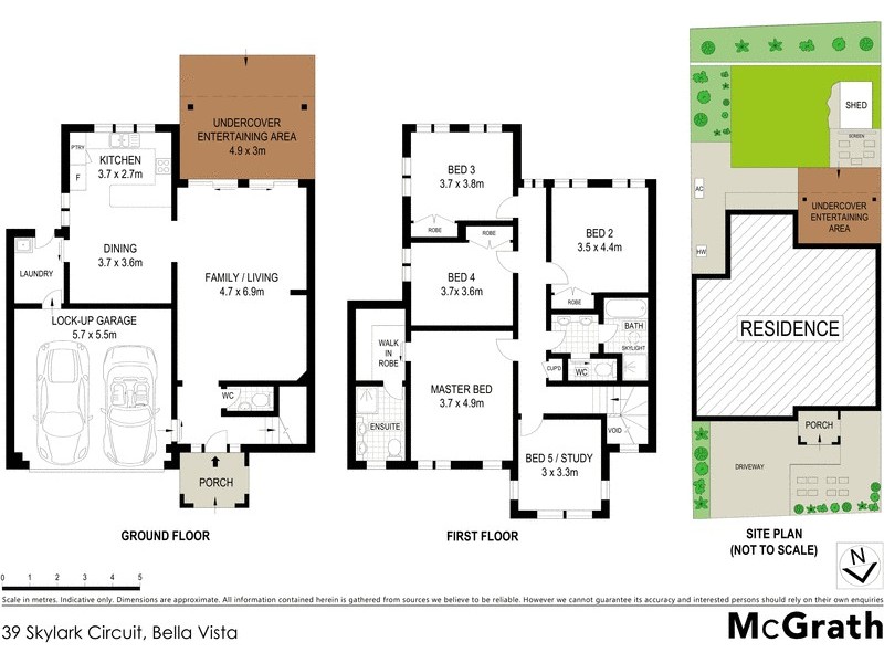 39 Skylark Circuit, Bella Vista NSW 2153 Floorplan