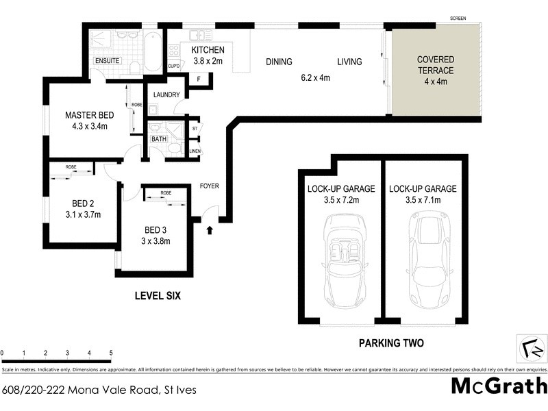 608/220 Mona Vale Road, St Ives NSW 2075 Floorplan