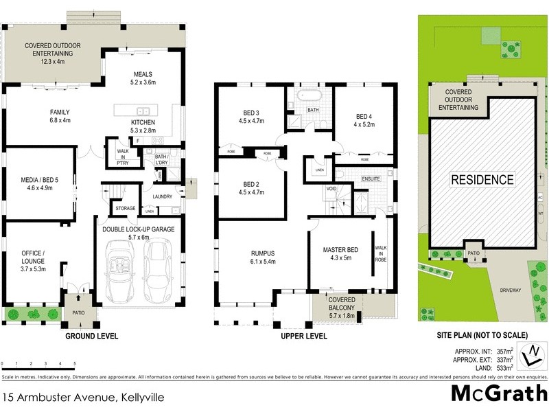 15 Armbruster Avenue, Kellyville NSW 2155 Floorplan