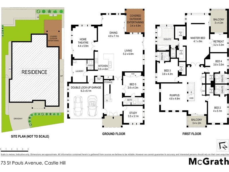 73 St Pauls Avenue, Castle Hill NSW 2154 Floorplan