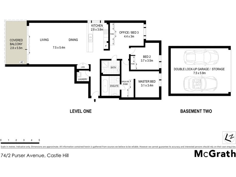 74/2 Purser Avenue, Castle Hill NSW 2154 Floorplan