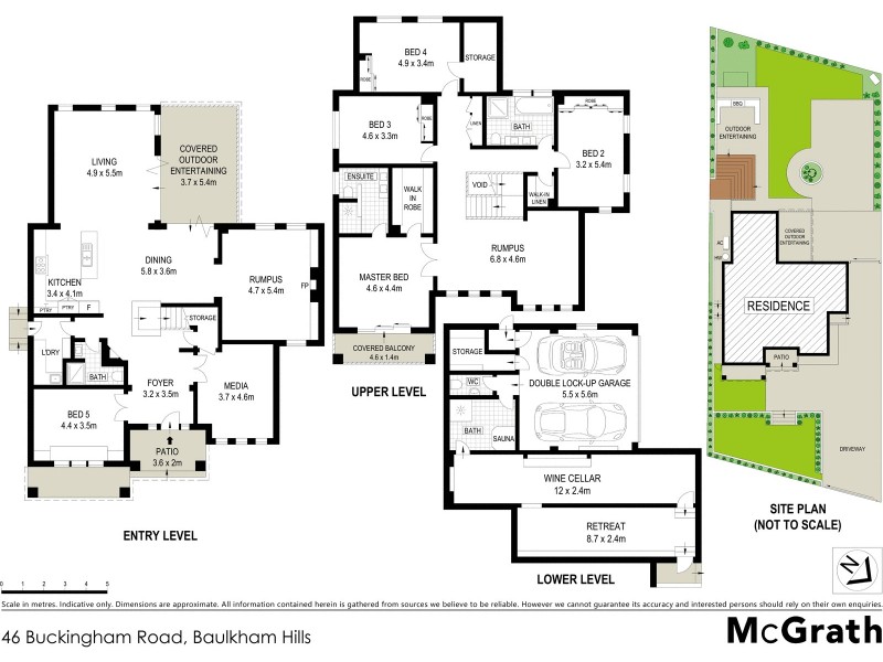 46 Buckingham Road, Baulkham Hills NSW 2153 Floorplan