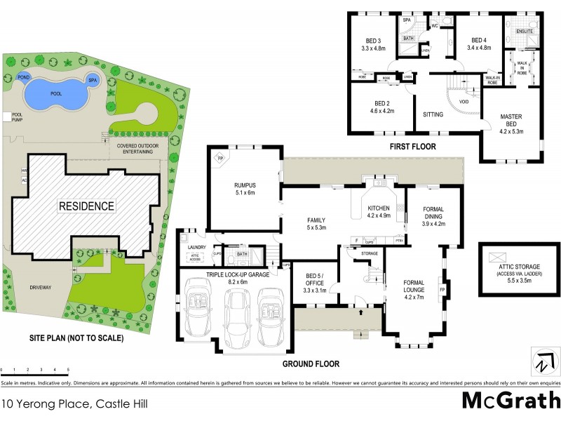 10 Yerong Place, Castle Hill NSW 2154 Floorplan