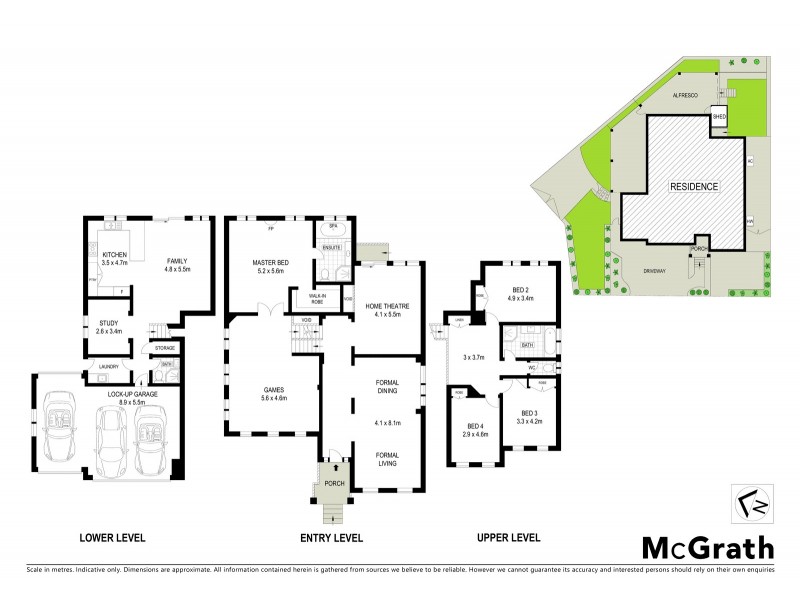 9 Honeysuckle Place, Kellyville NSW 2155 Floorplan