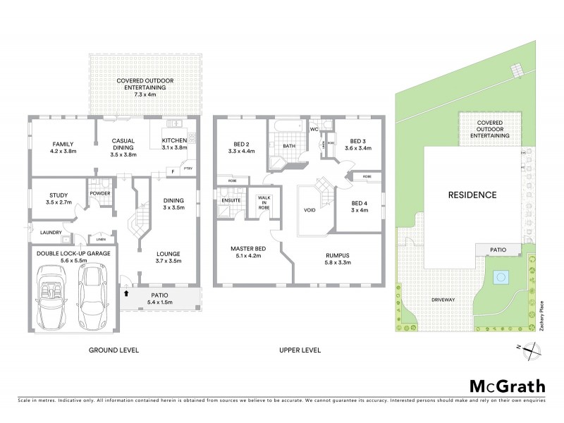 6 Zachary Place, Kellyville NSW 2155 Floorplan