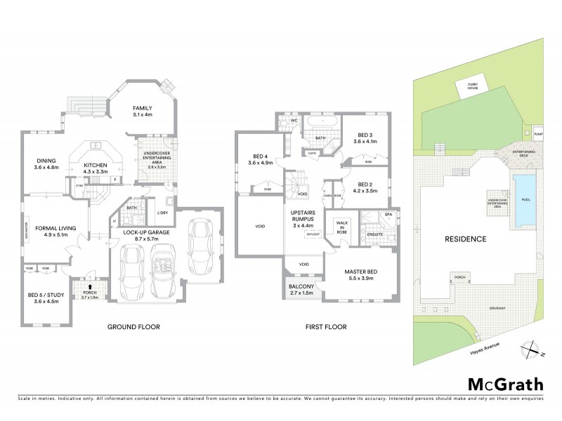 20 Hayes Avenue, Kellyville NSW 2155 Floorplan