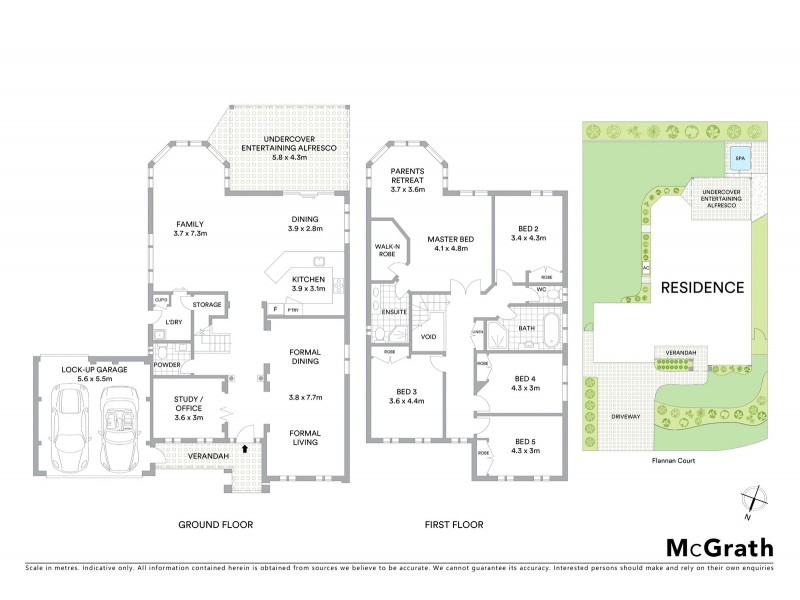 16 Flannan Court, Kellyville NSW 2155 Floorplan