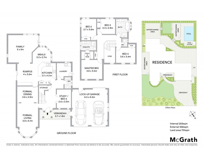 9 Clifton Place, Cherrybrook NSW 2126 Floorplan