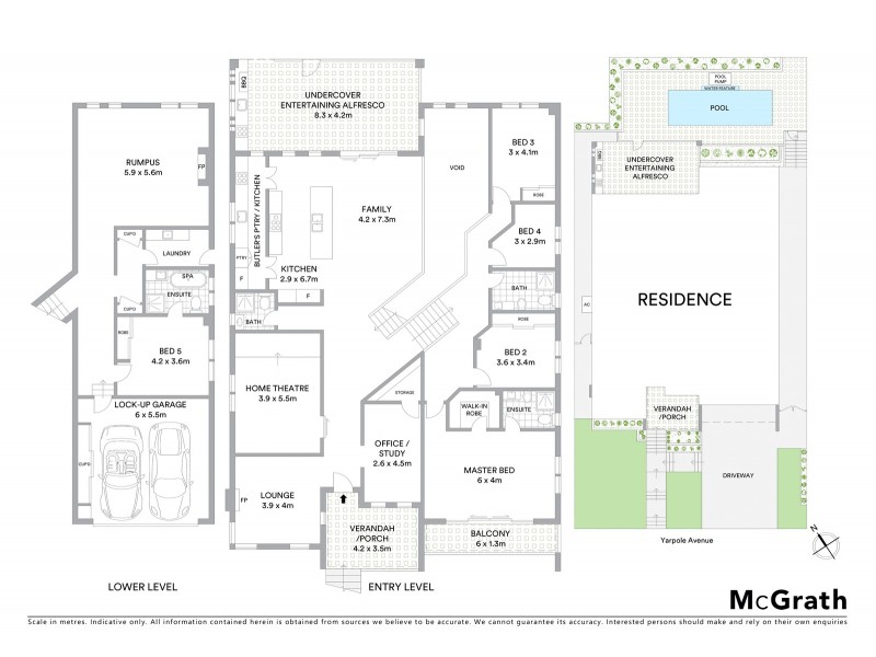 4 Yarpole Avenue, West Pennant Hills NSW 2125 Floorplan