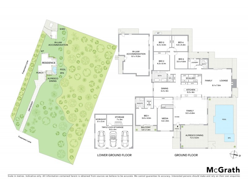3 Freemans Lane, Glenorie NSW 2157 Floorplan