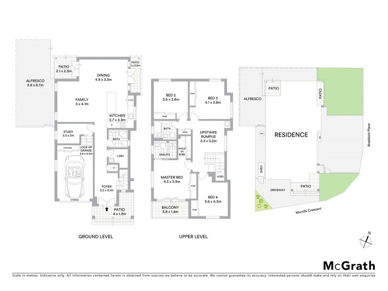 1 Braddock Place, Baulkham Hills NSW 2153 Floorplan