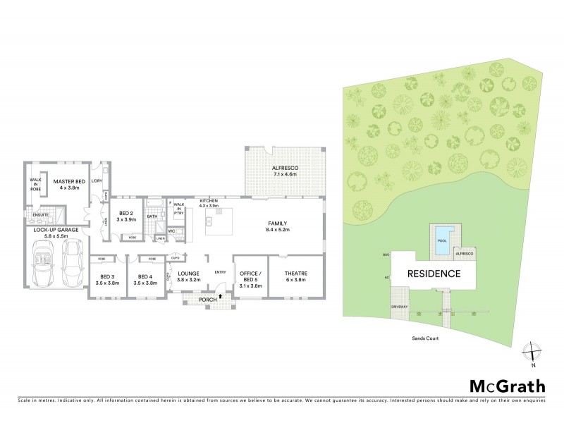 5 Sands Court, Glenorie NSW 2157 Floorplan