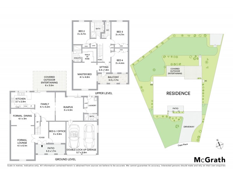 6 Cape Place, Cherrybrook NSW 2126 Floorplan